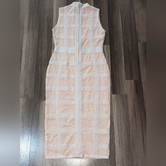 Mesh Bodycon Bandage Dress - Picture 4 of 4